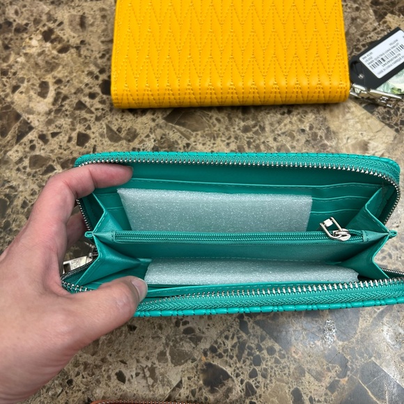 Badgley Mischka Yellow, Teal, and Coral Wallets - Picture 4 of 7